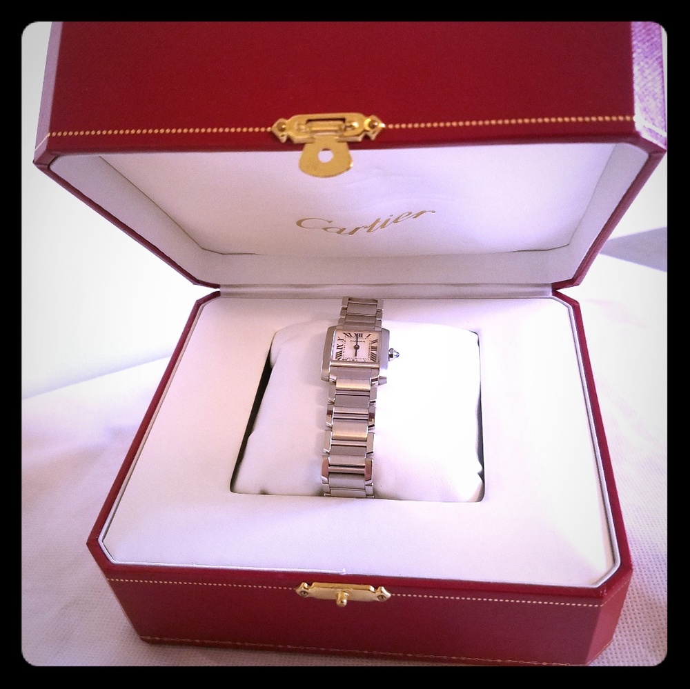 Cartier "Tank Francaise" women's watch